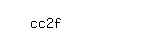 Captcha: cc2f